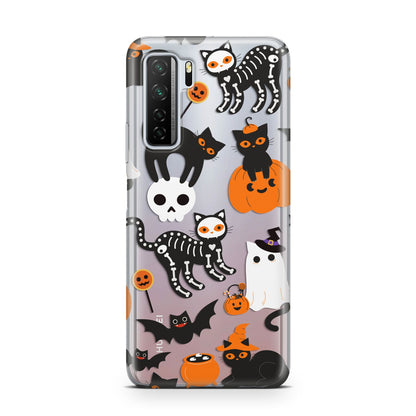 Halloween Cats Huawei P40 Lite 5G Phone Case
