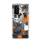 Halloween Cats Huawei P40 Phone Case