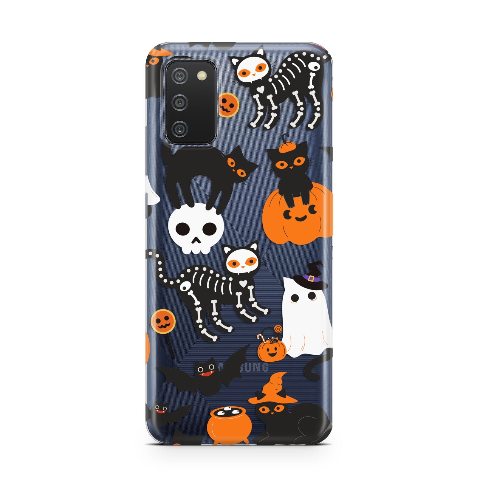 Halloween Cats Samsung A02s Case