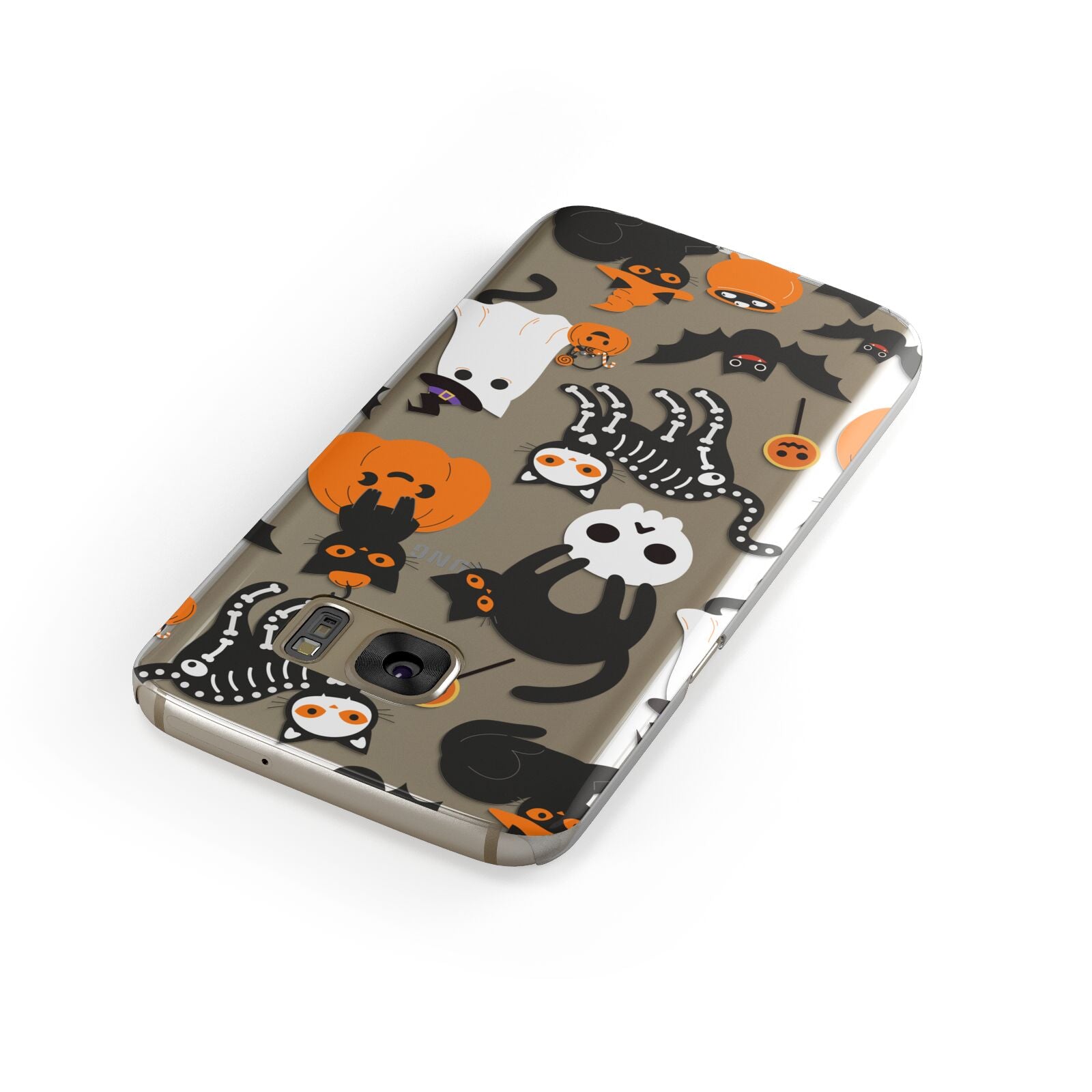 Halloween Cats Samsung Galaxy Case Front Close Up