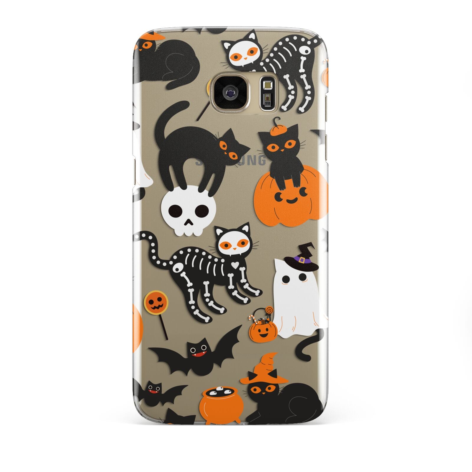 Halloween Cats Samsung Galaxy S7 Edge Case