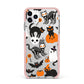 Halloween Cats iPhone 11 Pro Max Impact Pink Edge Case
