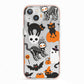 Halloween Cats iPhone 13 TPU Impact Case with Pink Edges
