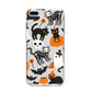 Halloween Cats iPhone 8 Plus Bumper Case on Silver iPhone