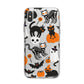 Halloween Cats iPhone X Bumper Case on Silver iPhone Alternative Image 1