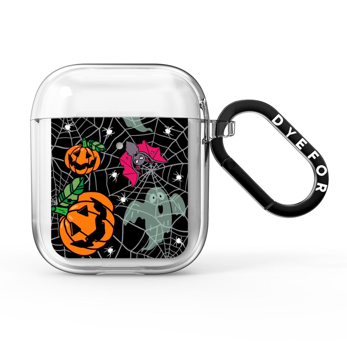 Halloween Cobwebs AirPods Clear Case