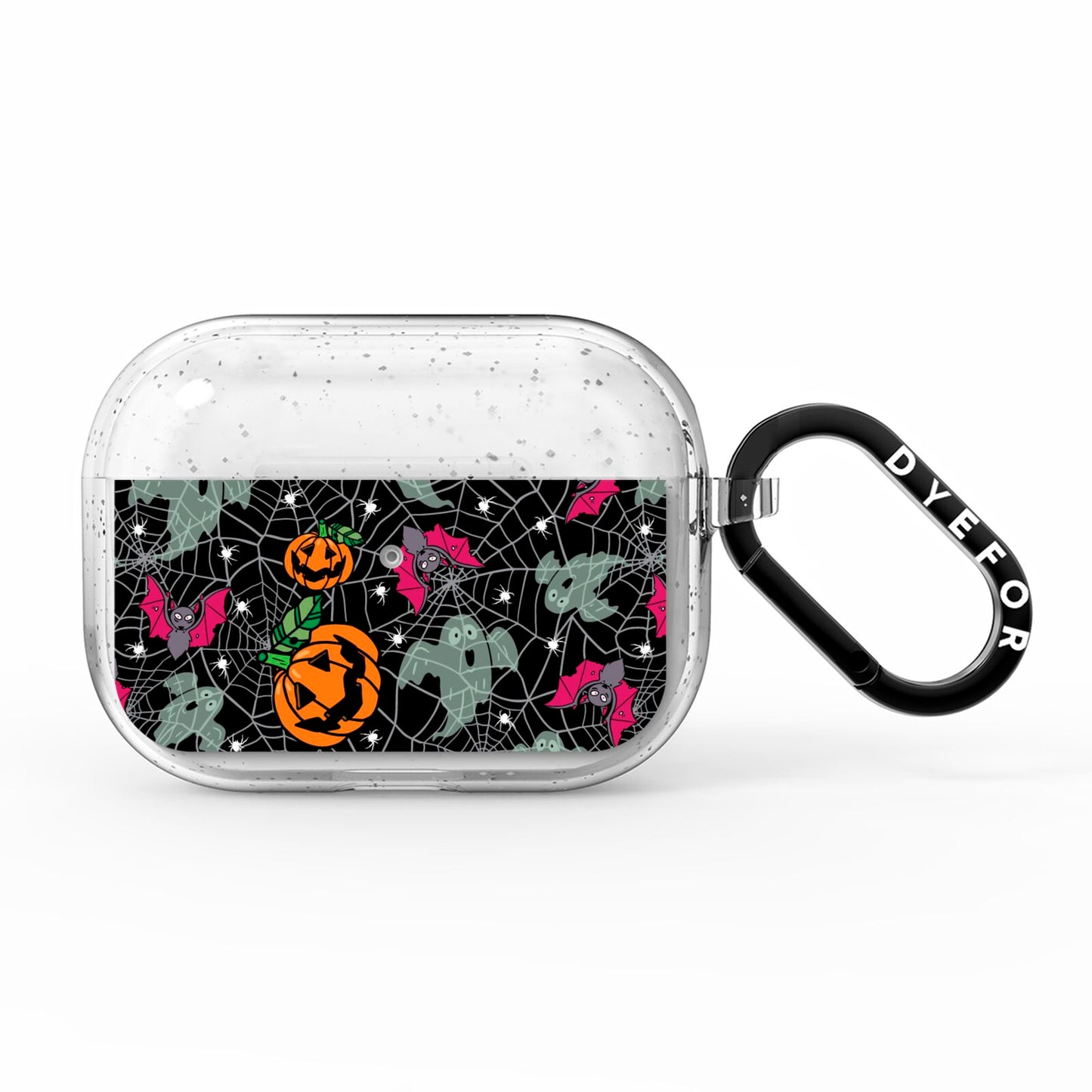 Halloween Cobwebs AirPods Pro Glitter Case