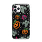 Halloween Cobwebs Apple iPhone 11 Pro Max in Silver with Bumper Case