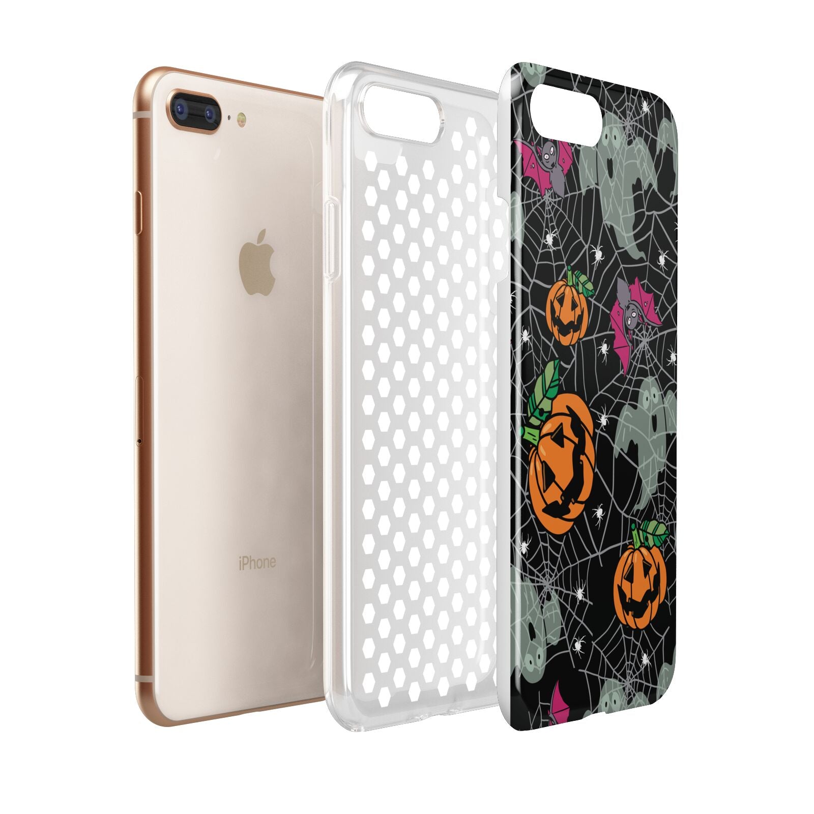 Halloween Cobwebs Apple iPhone 7 8 Plus 3D Tough Case Expanded View