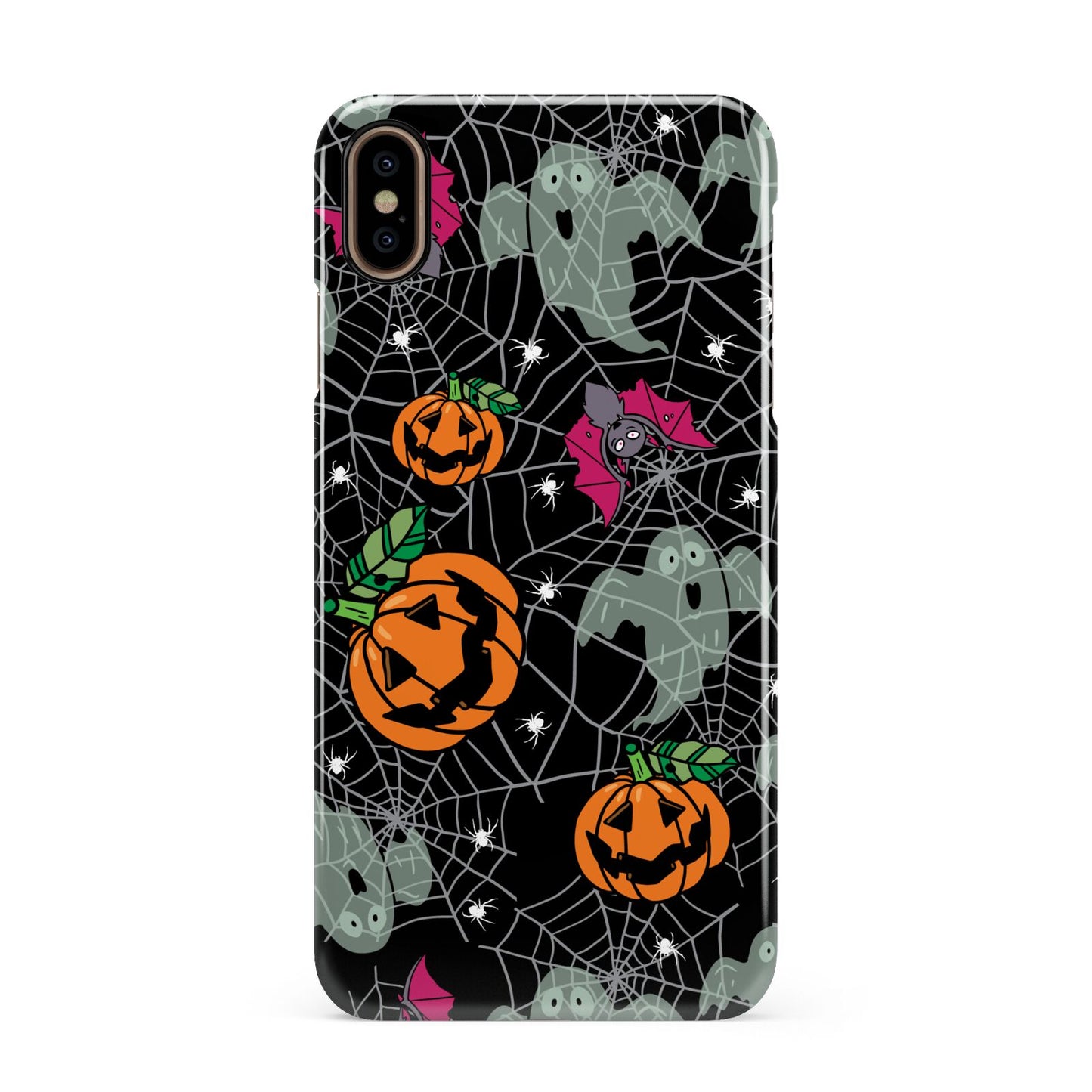 Halloween Cobwebs Apple iPhone Xs Max 3D Snap Case