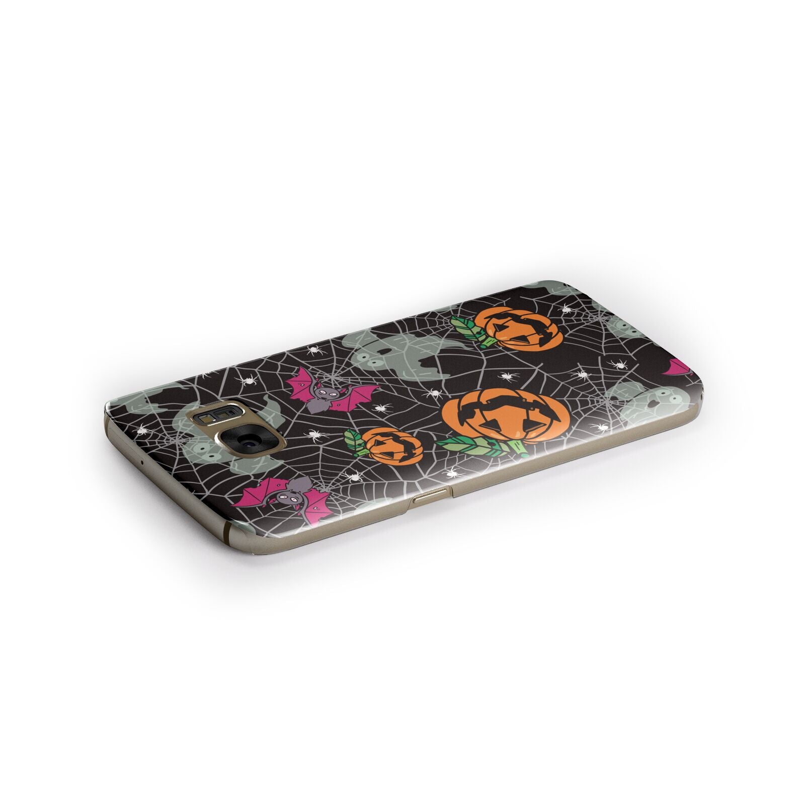 Halloween Cobwebs Samsung Galaxy Case Side Close Up