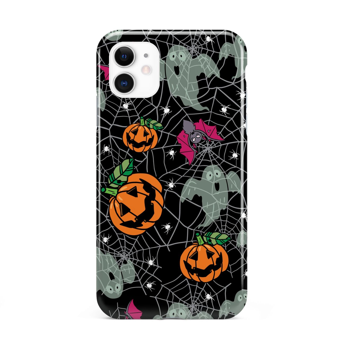 Halloween Cobwebs iPhone 11 3D Tough Case