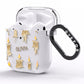 Halloween Creepy Candles Custom AirPods Clear Case Side Image