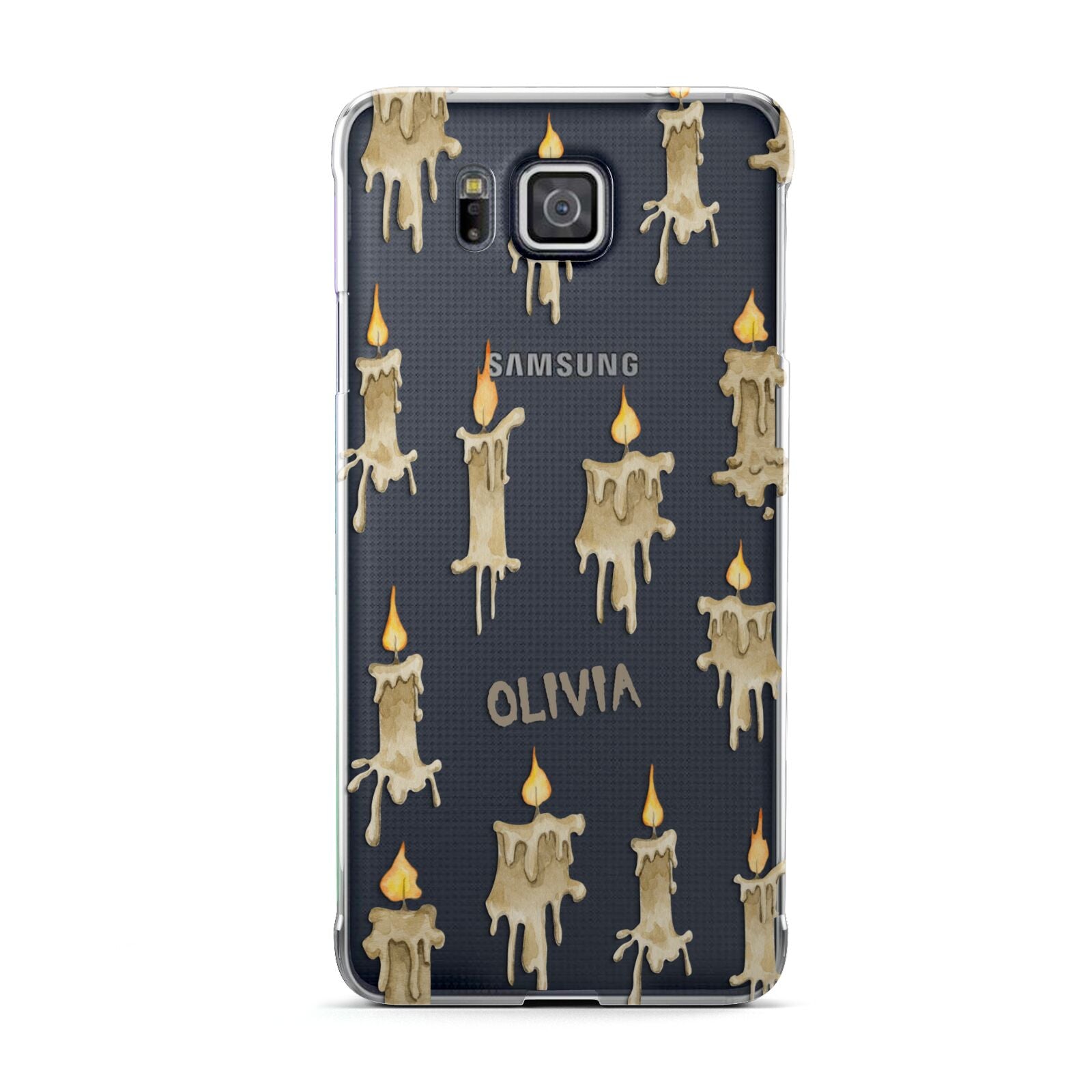 Halloween Creepy Candles Custom Samsung Galaxy Alpha Case