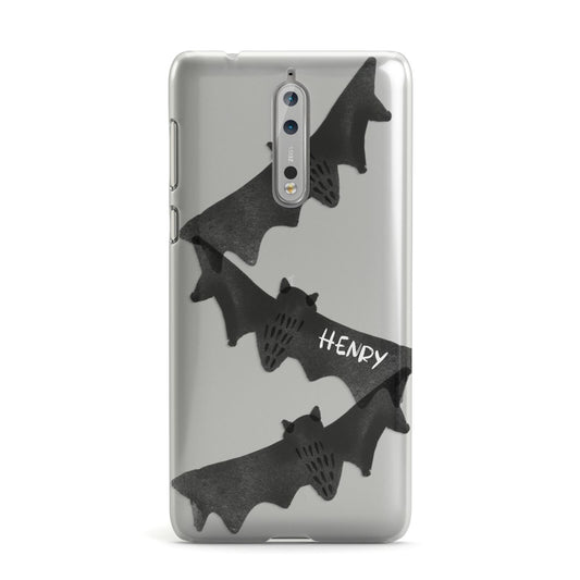Halloween Custom Black Bats Nokia Case