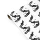 Halloween Custom Black Bats Personalised Gift Wrap