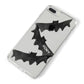 Halloween Custom Black Bats iPhone 8 Plus Bumper Case on Silver iPhone Alternative Image