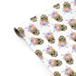 Halloween Flower Skull Personalised Gift Wrap