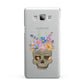 Halloween Flower Skull Samsung Galaxy A7 2015 Case
