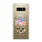 Halloween Flower Skull Samsung Galaxy S8 Case