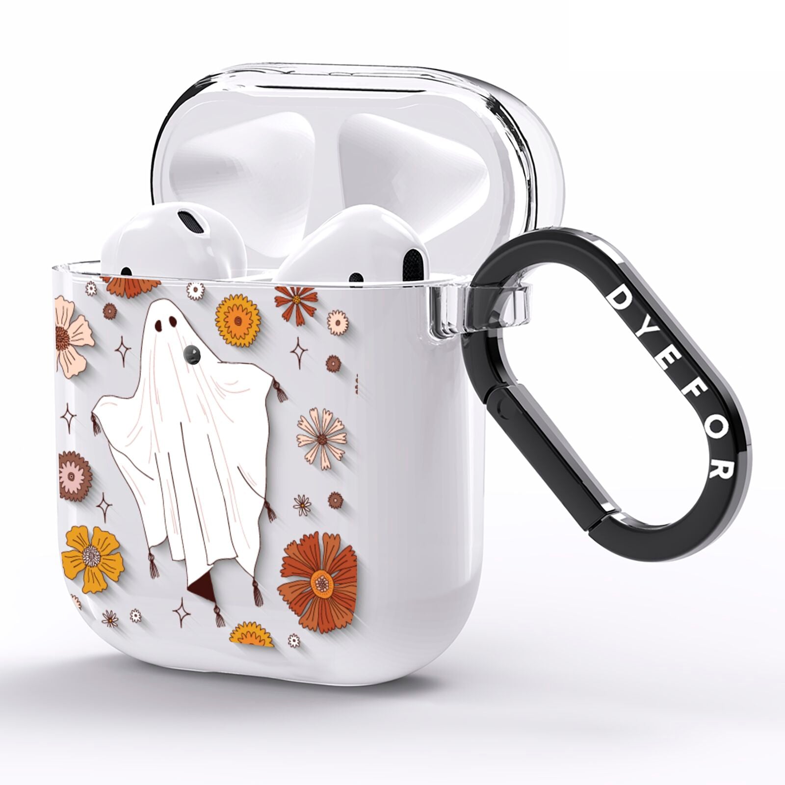 Halloween Ghost AirPods Clear Case Side Image
