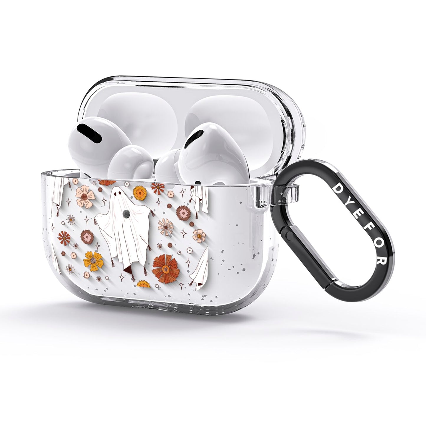 Halloween Ghost AirPods Glitter Case 3rd Gen Side Image