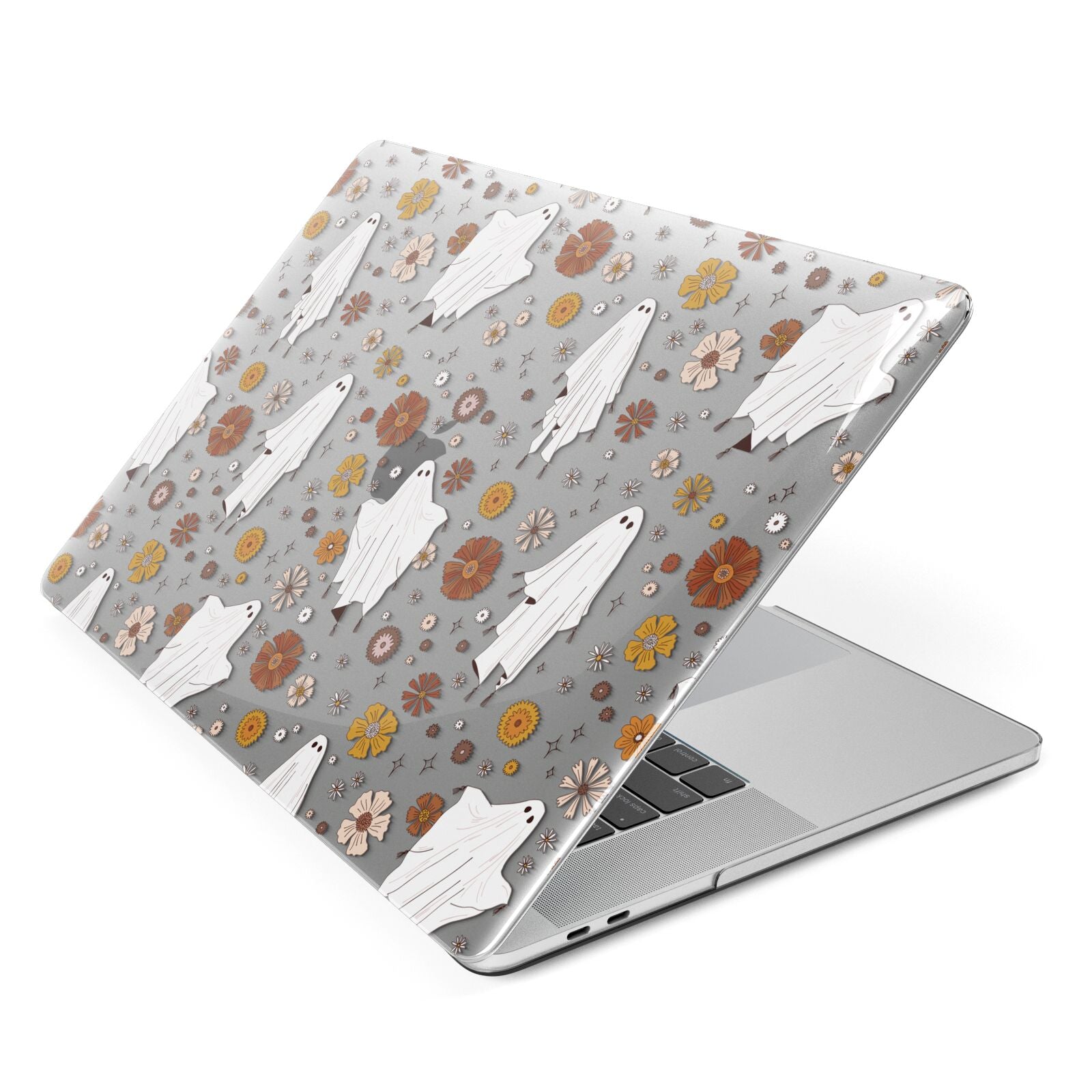 Halloween Ghost Apple MacBook Case Side View