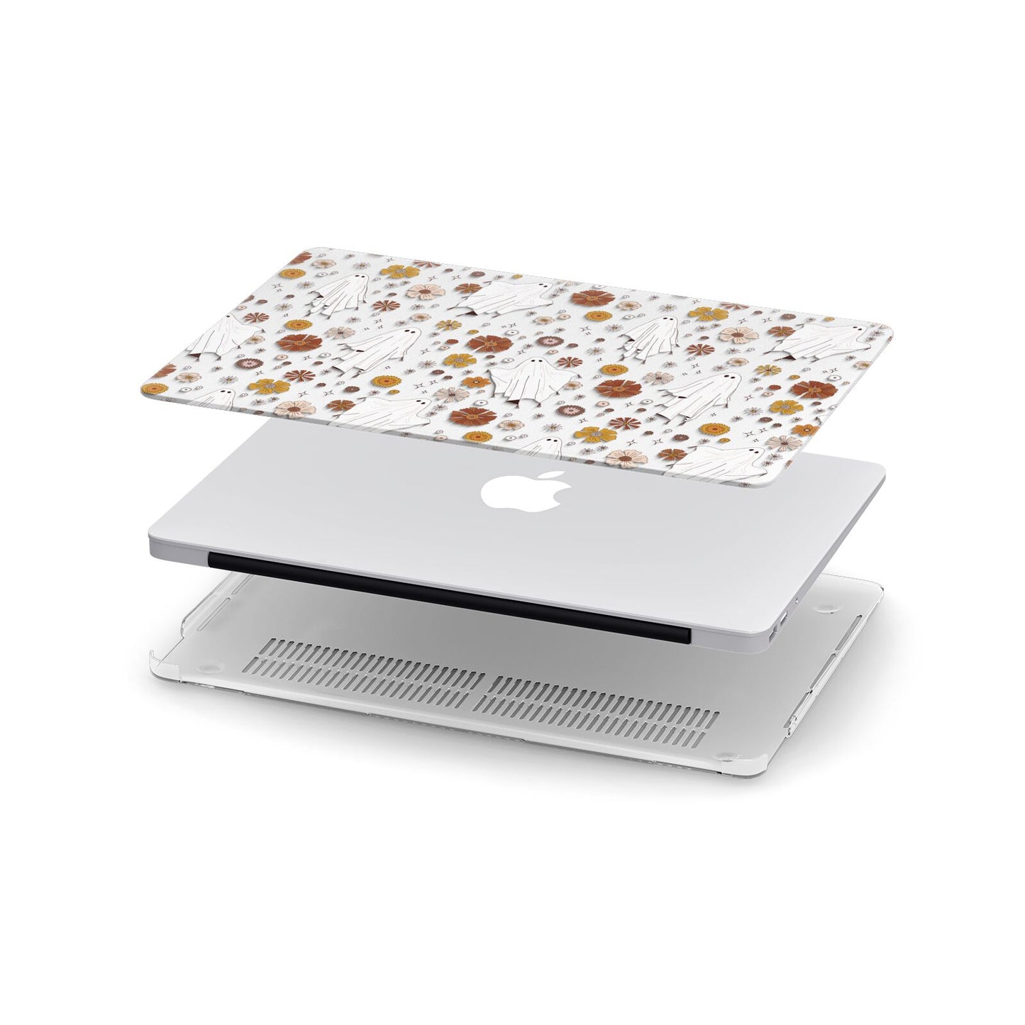 Halloween Ghost Apple MacBook Case in Detail