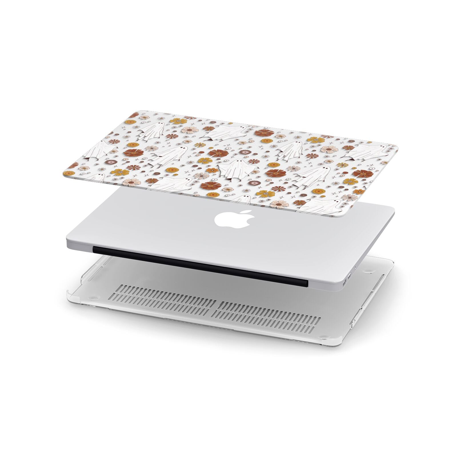 Halloween Ghost Apple MacBook Case in Detail