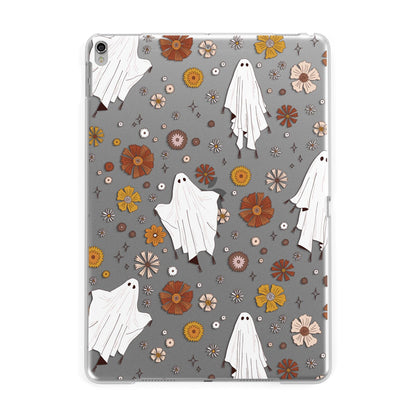 Halloween Ghost Apple iPad Silver Case