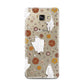 Halloween Ghost Samsung Galaxy A7 2016 Case on gold phone