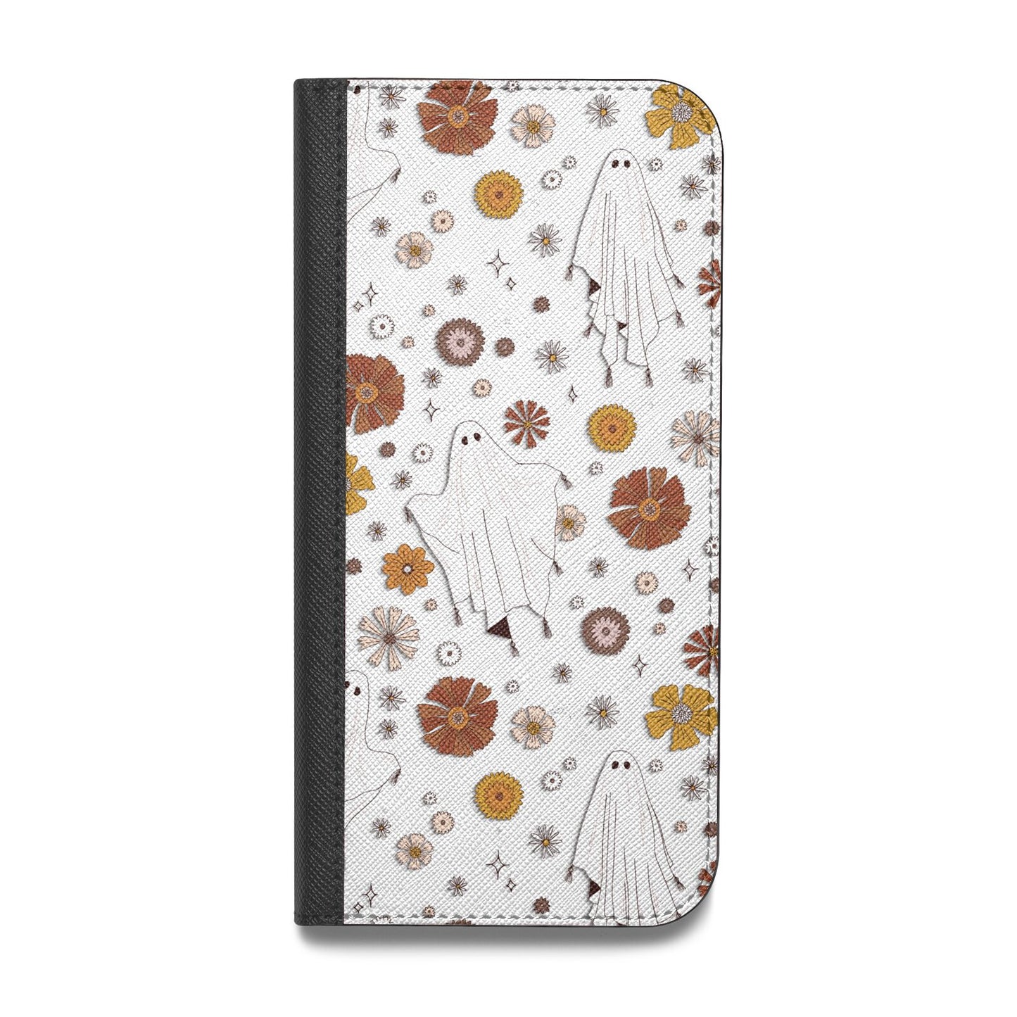 Halloween Ghost Vegan Leather Flip Samsung Case