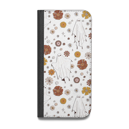 Halloween Ghost Vegan Leather Flip Samsung Case