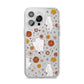Halloween Ghost iPhone 14 Pro Max Clear Tough Case Silver