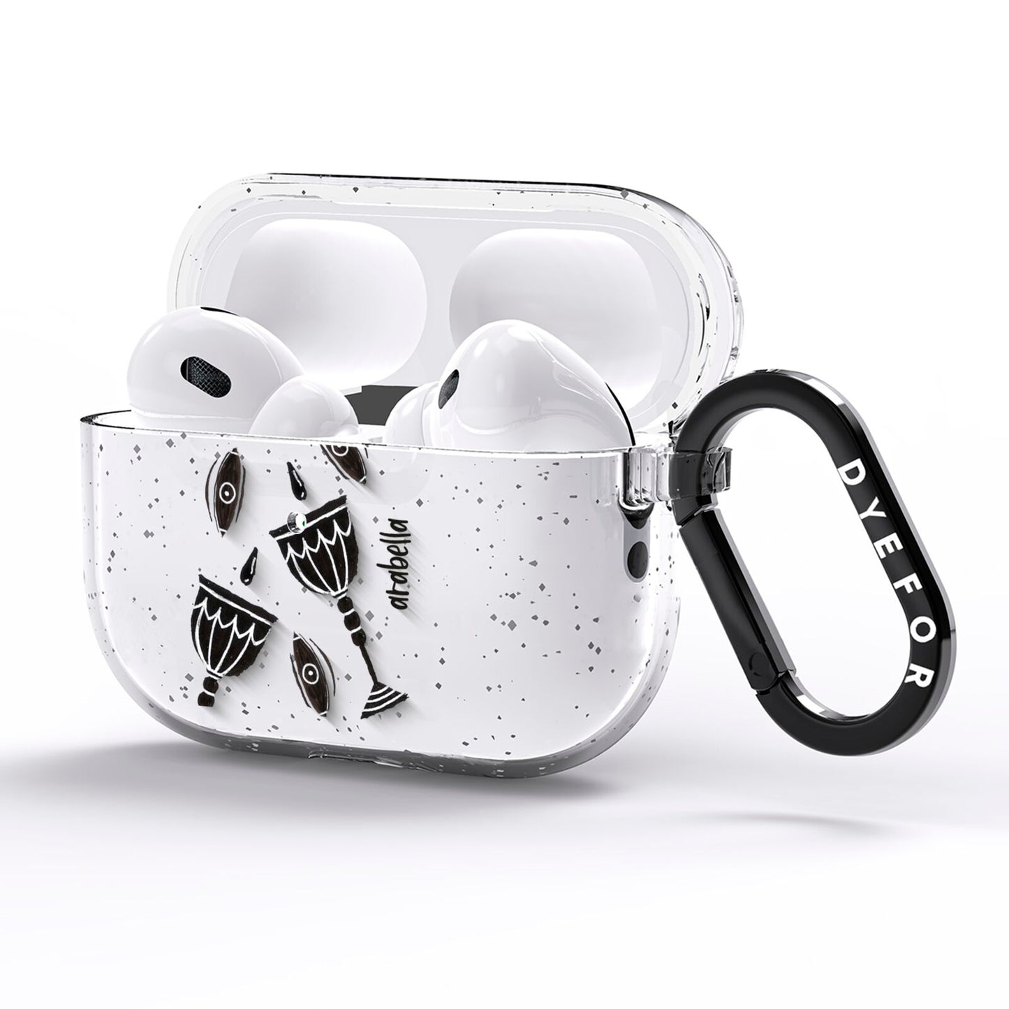 Halloween Goblet AirPods Pro Glitter Case Side Image