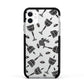 Halloween Goblet Apple iPhone 11 in White with Black Impact Case