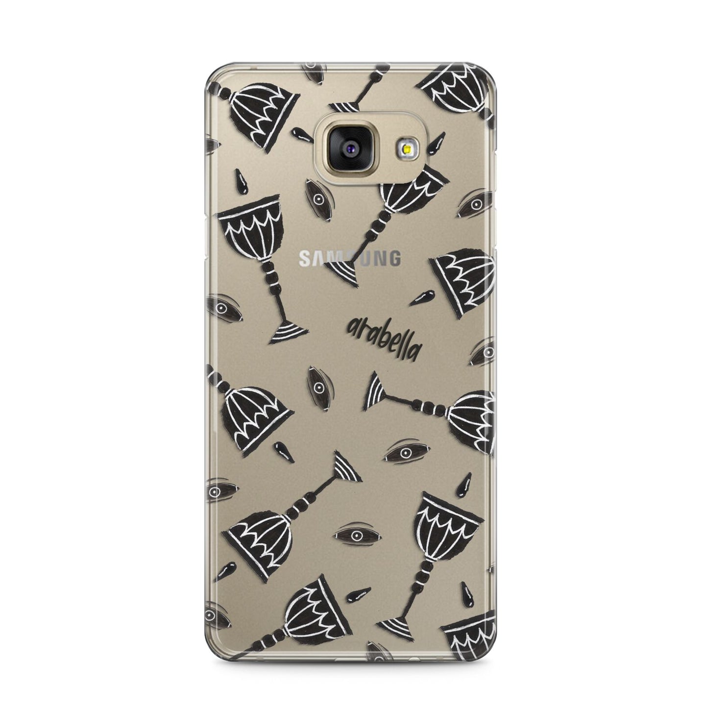 Halloween Goblet Samsung Galaxy A5 2016 Case on gold phone