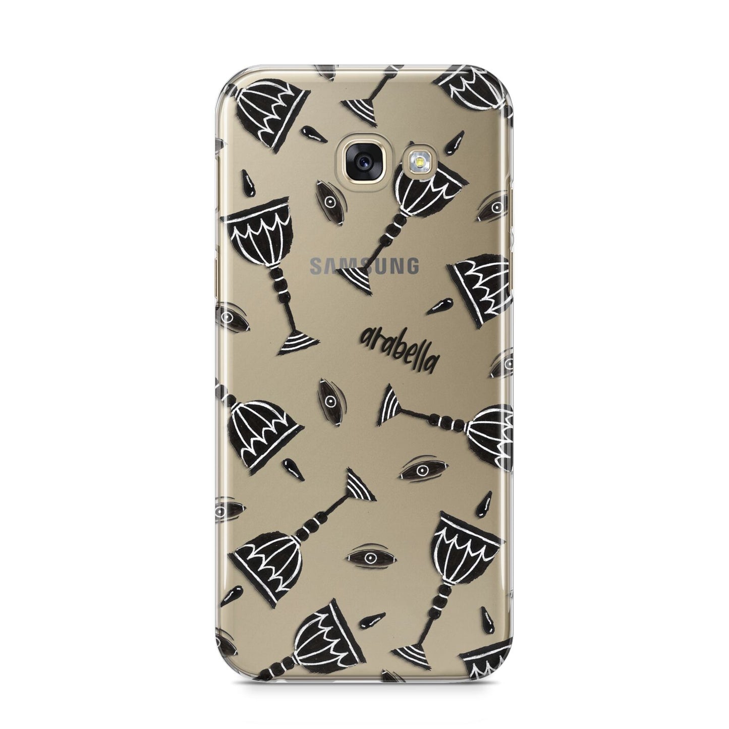 Halloween Goblet Samsung Galaxy A5 2017 Case on gold phone