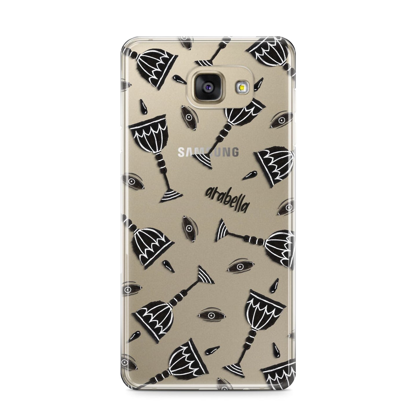 Halloween Goblet Samsung Galaxy A9 2016 Case on gold phone