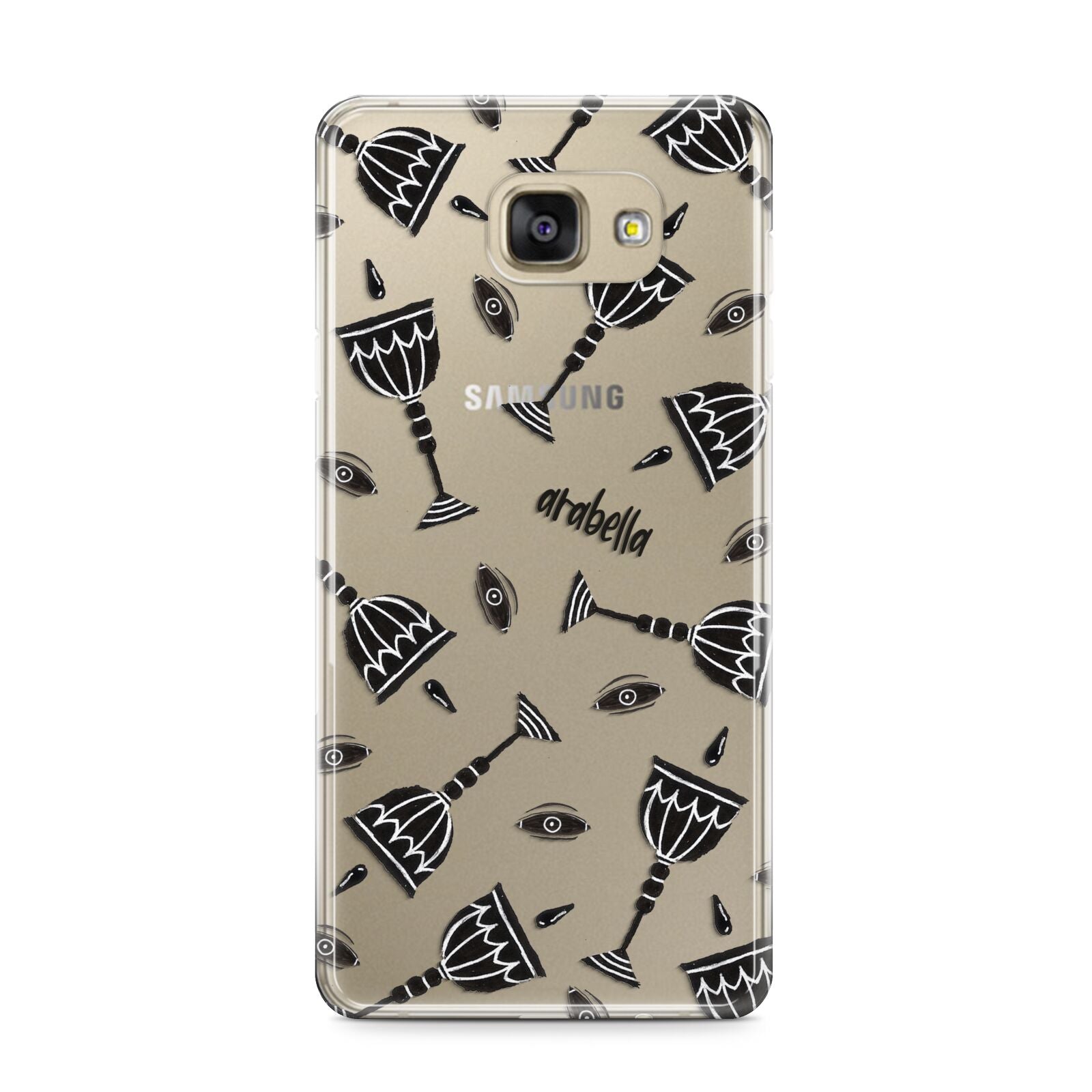 Halloween Goblet Samsung Galaxy A9 2016 Case on gold phone