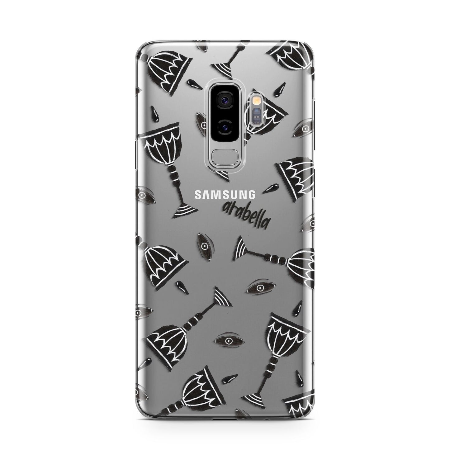 Halloween Goblet Samsung Galaxy S9 Plus Case on Silver phone