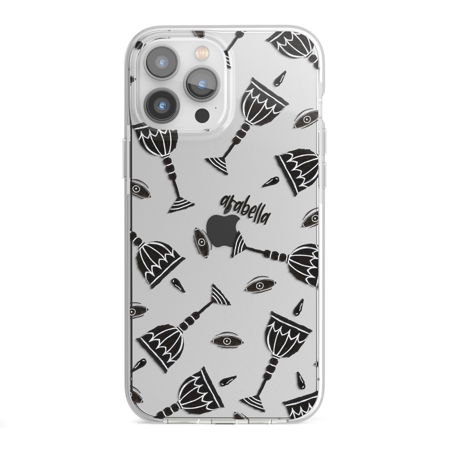 Halloween Goblet iPhone 13 Pro Max TPU Impact Case with White Edges
