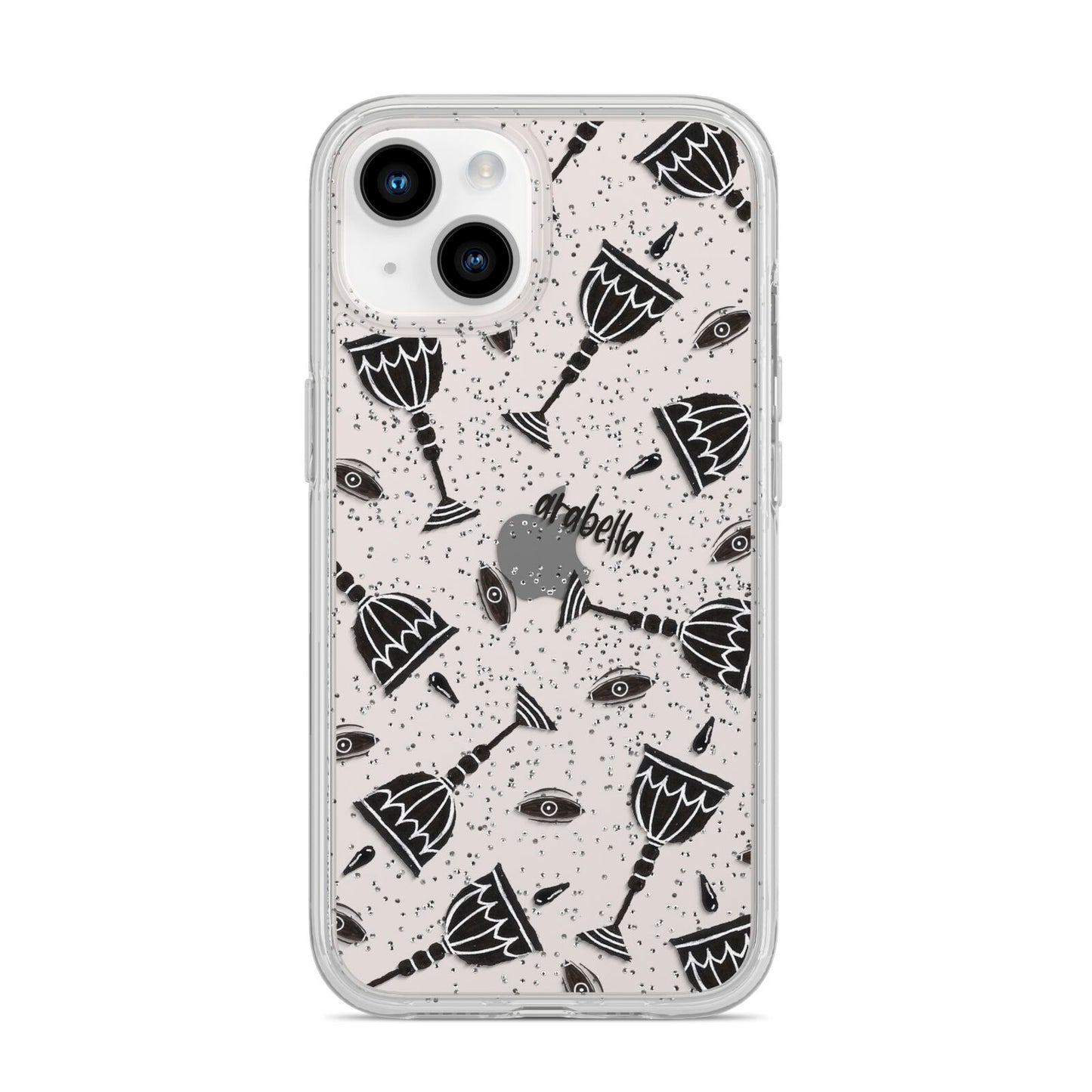 Halloween Goblet iPhone 14 Glitter Tough Case Starlight