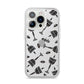 Halloween Goblet iPhone 14 Pro Clear Tough Case Silver
