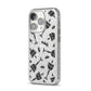 Halloween Goblet iPhone 14 Pro Glitter Tough Case Silver Angled Image