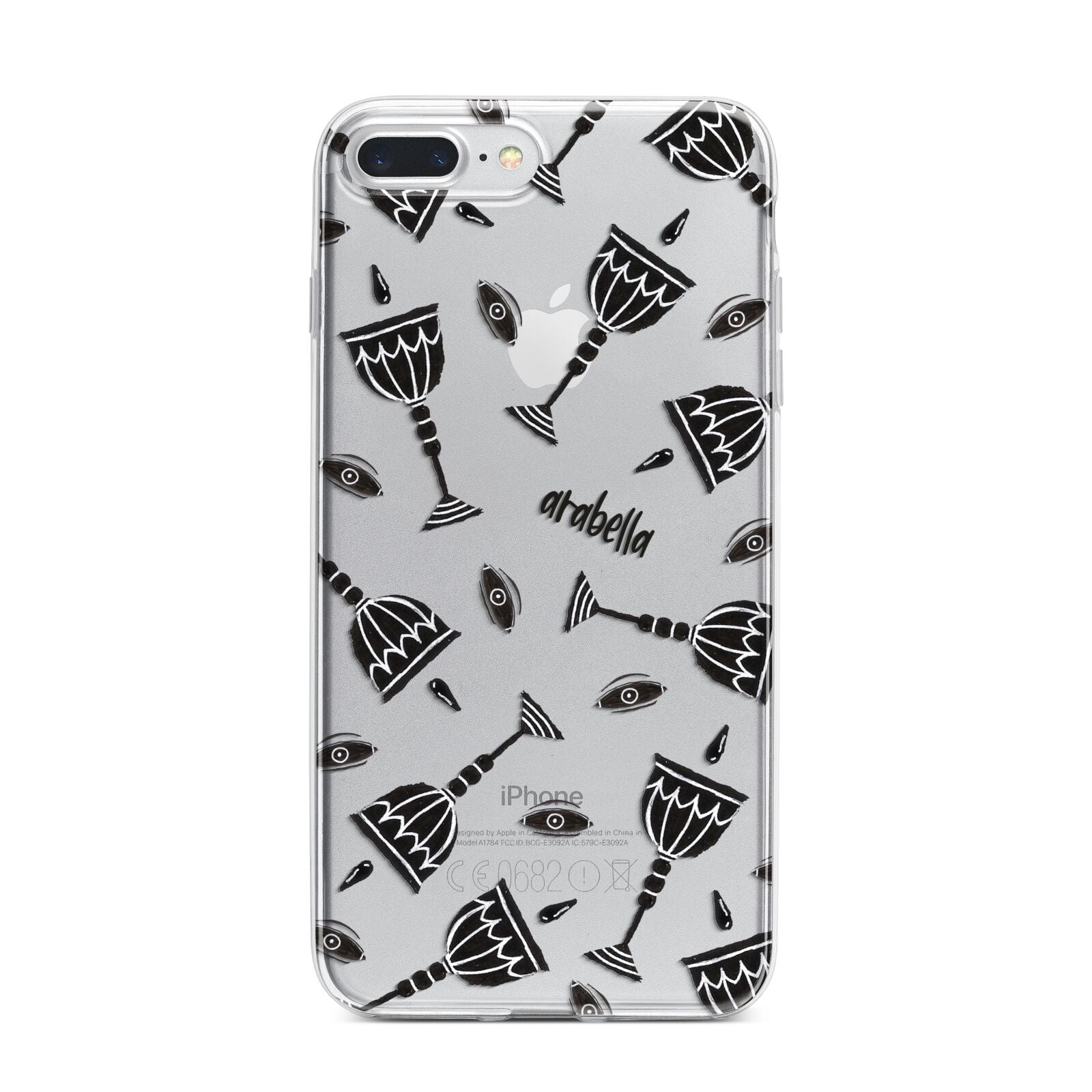 Halloween Goblet iPhone 7 Plus Bumper Case on Silver iPhone