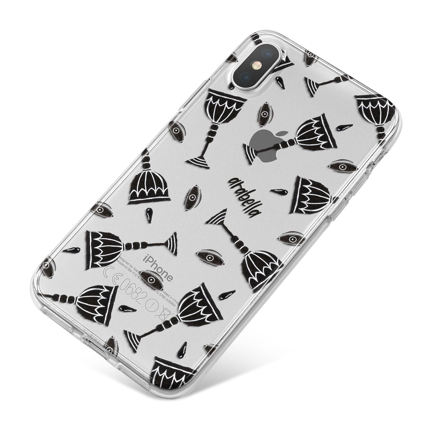 Halloween Goblet iPhone X Bumper Case on Silver iPhone