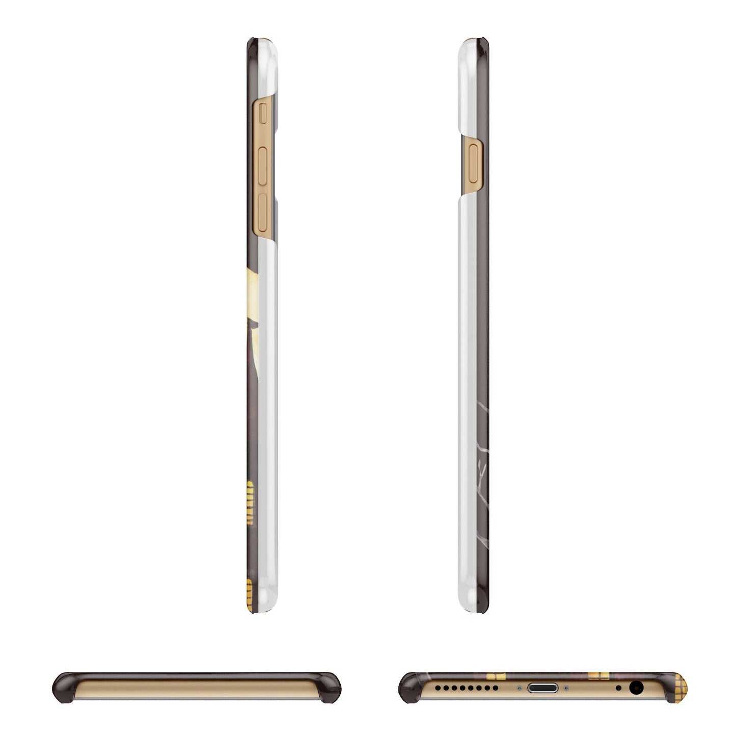 Halloween Haunted House Apple iPhone 6 Plus 3D Wrap Snap Case Angled Images