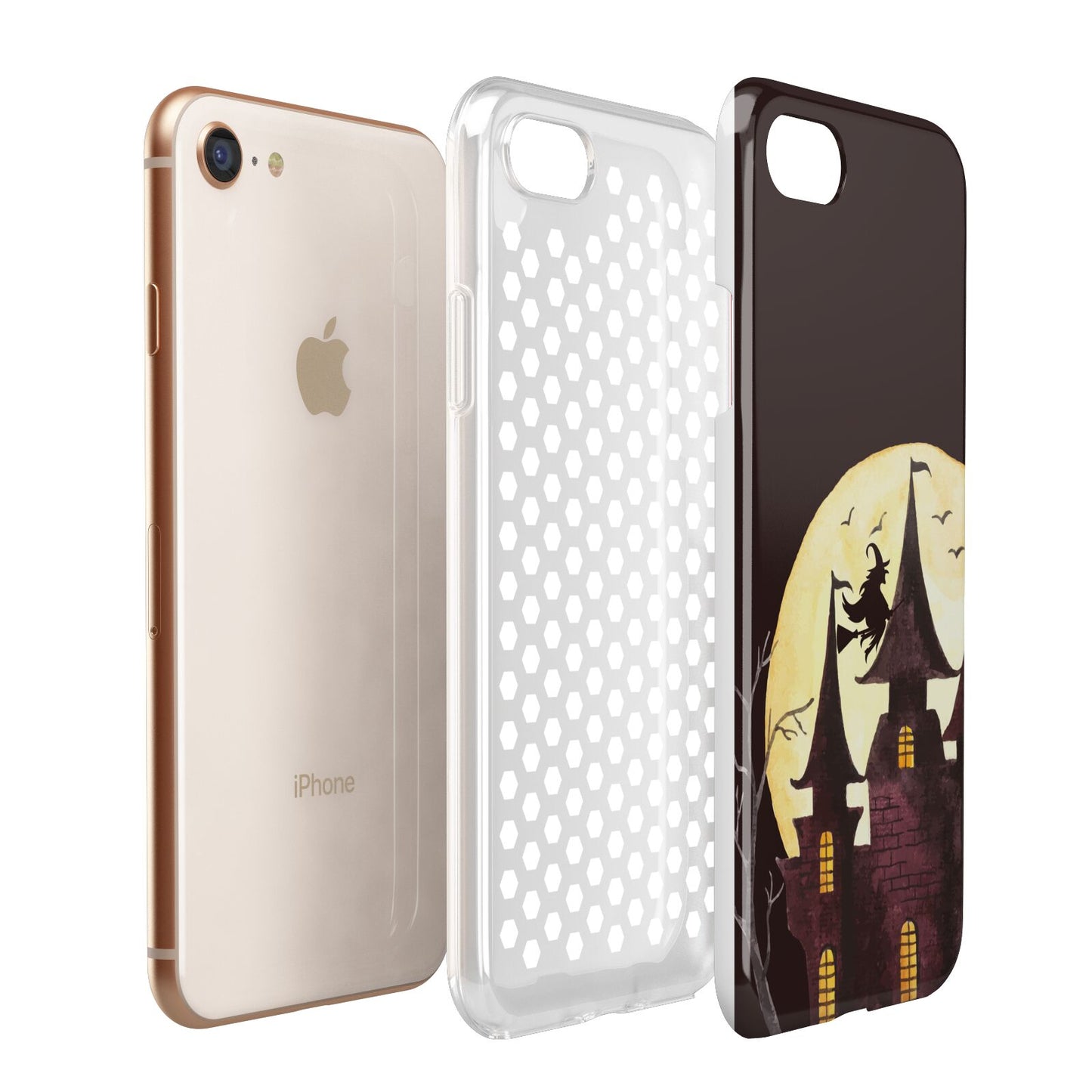 Halloween Haunted House Apple iPhone 7 8 3D Tough Case Expanded View