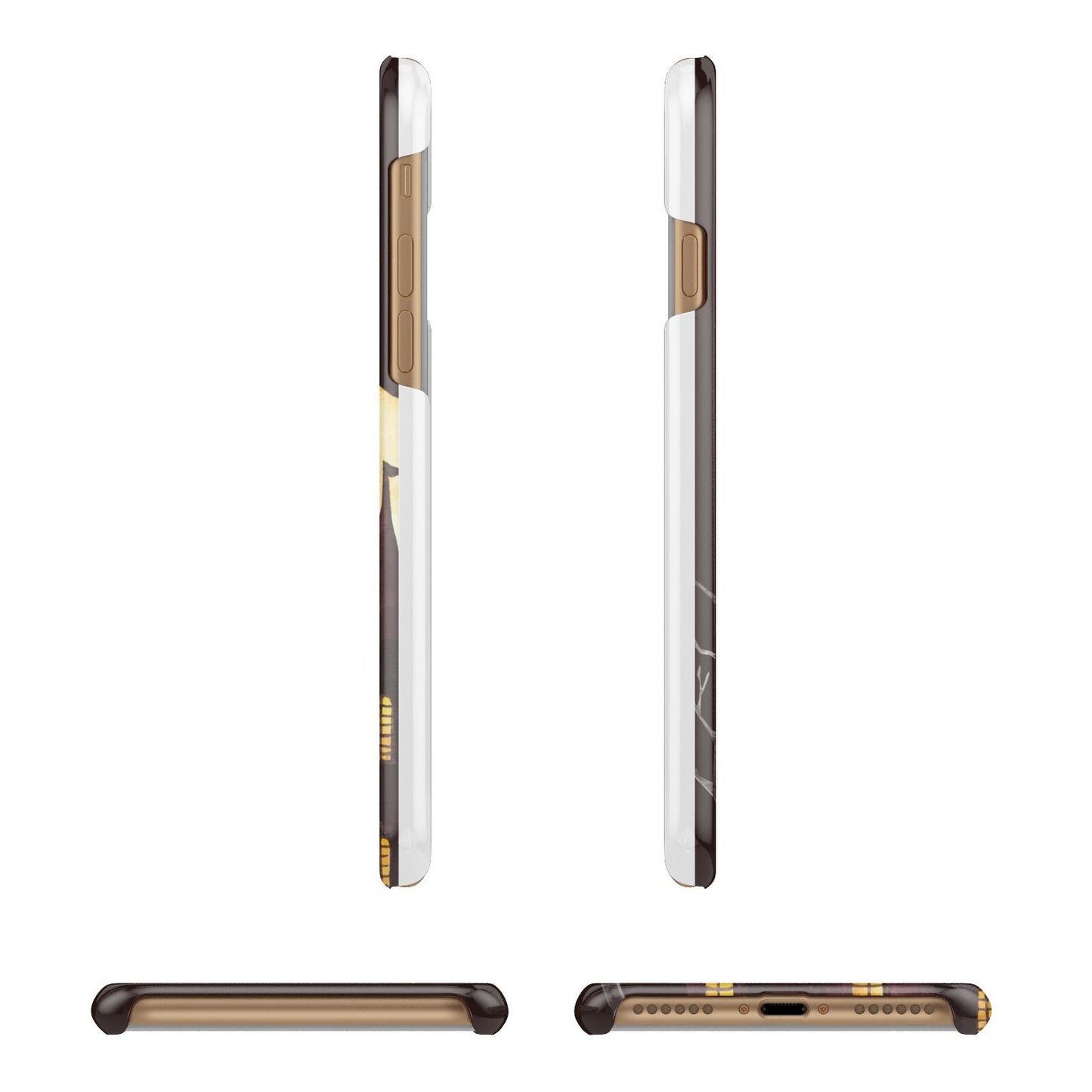 Halloween Haunted House Apple iPhone 7 8 3D Wrap Snap Case Angled Images